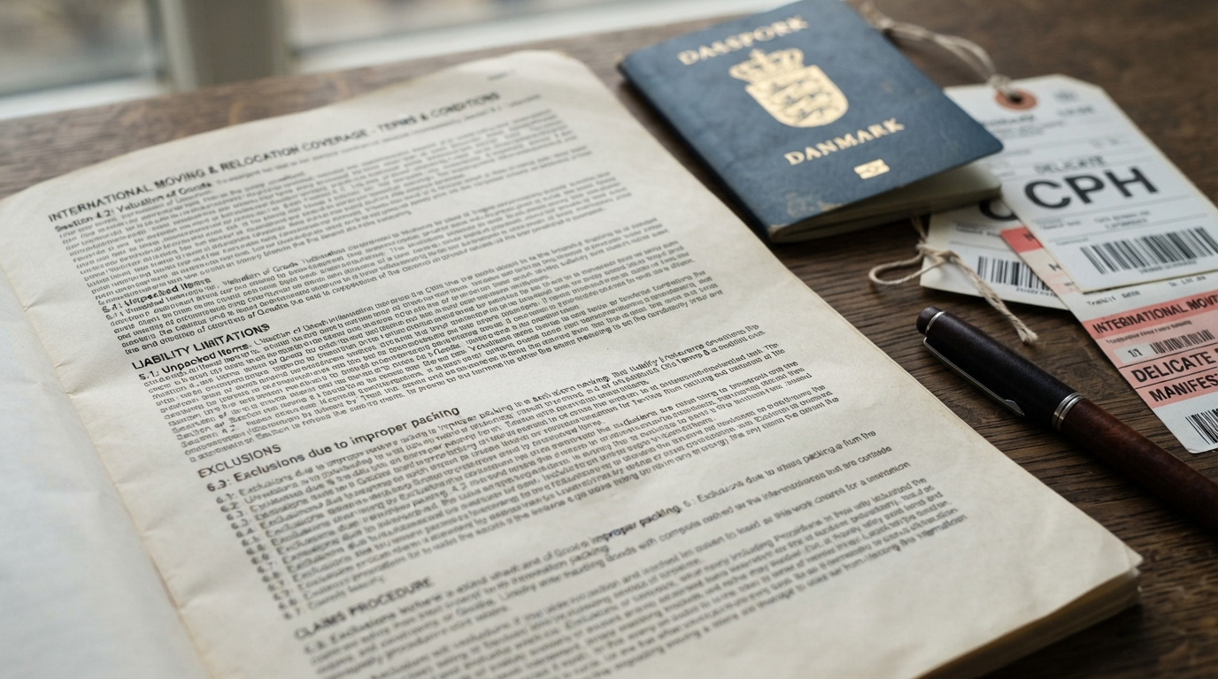 Forsikringsdækning ved internationale flytninger: Det med småt i kontrakten